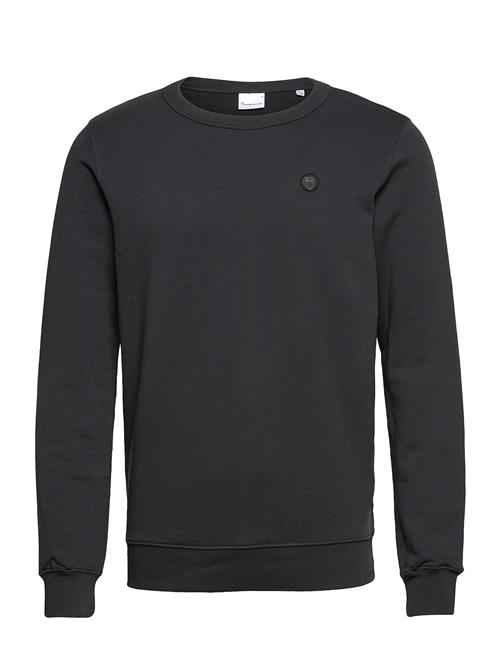 Erik Basic Badge Sweat - Gots/Vegan Knowledge Cotton Apparel Black