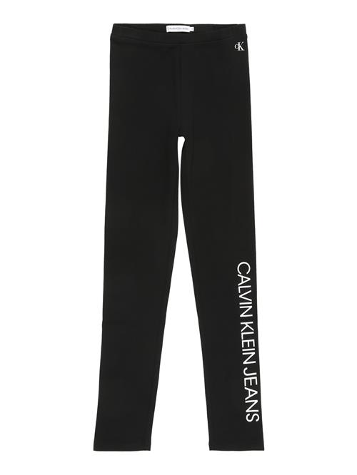 Calvin Klein Jeans Leggings  sort / hvid