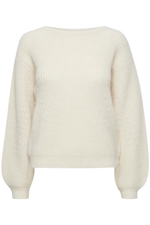 PULZ Jeans Pullover 'IRIS'  beige