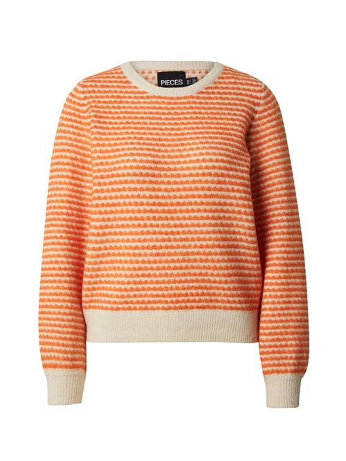 PIECES Pullover 'PCSONIA'  hummer / uldhvid