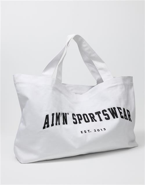 Aim'n - Hvid - Varsity Tote Bag