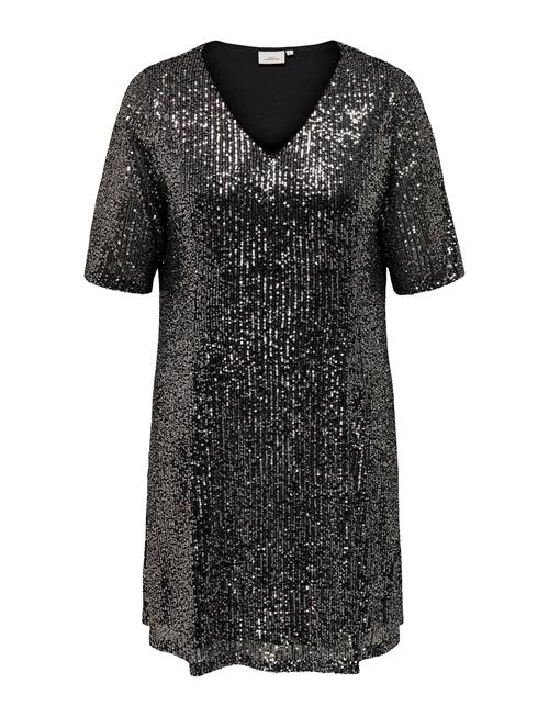 ONLY Carmakoma Carsparkly Ss Sequins Dress Wvn ONLY Carmakoma Black