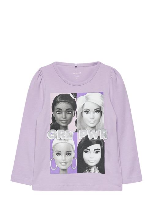 Nmfsemma Barbie Ls Top Sky Name It Purple