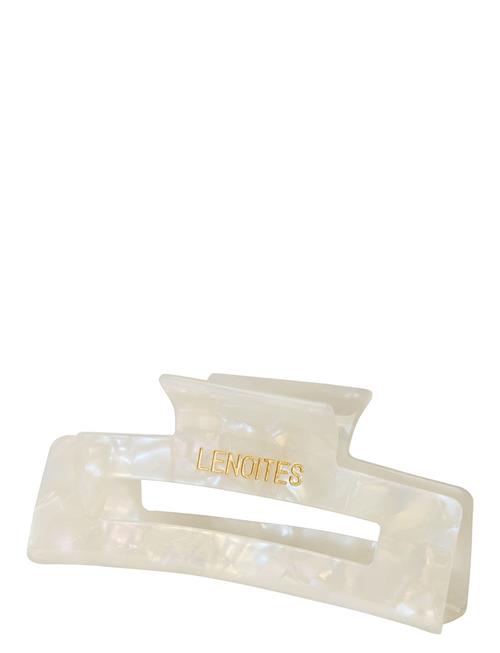 Eco-Friendly Hair Claw Pearly White Lenoites Cream