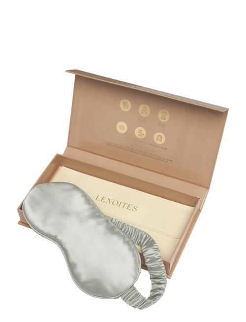 Lenoites Mulberry Sleep Mask With Pouch Grey Lenoites Grey