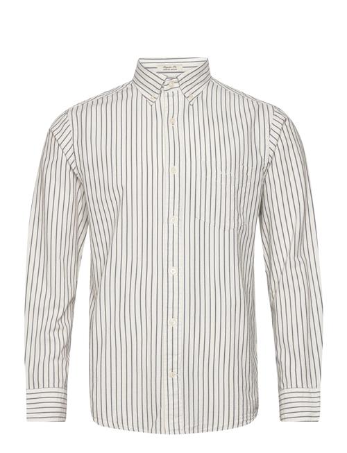 Reg Archive Oxford Stripe Shirt GANT Cream