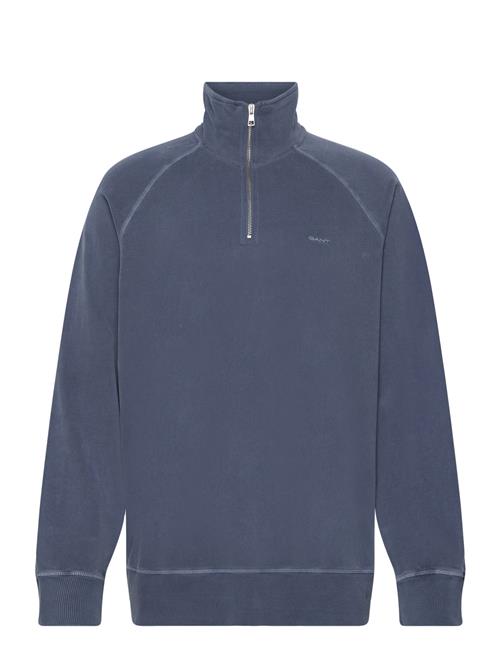 Sunfaded Half Zip GANT Blue