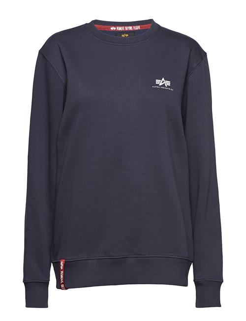 Basic Sweater Small Logo Alpha Industries Blue