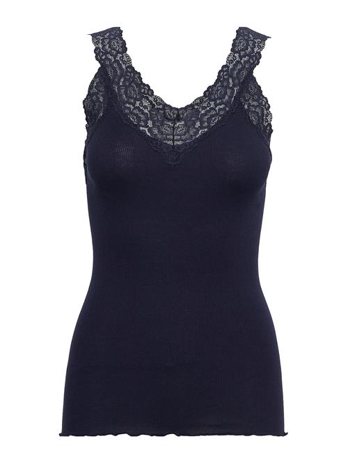 Rwbernadine Organic Sl Lace Top Rosemunde Navy