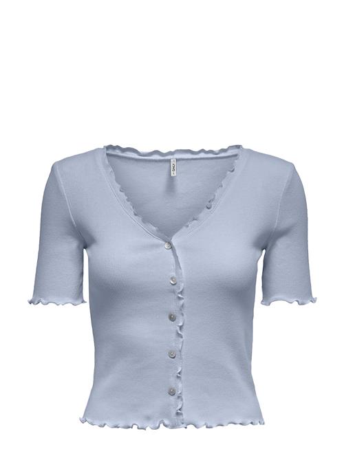 ONLY Onllaila S/S Button Top Jrs ONLY Blue