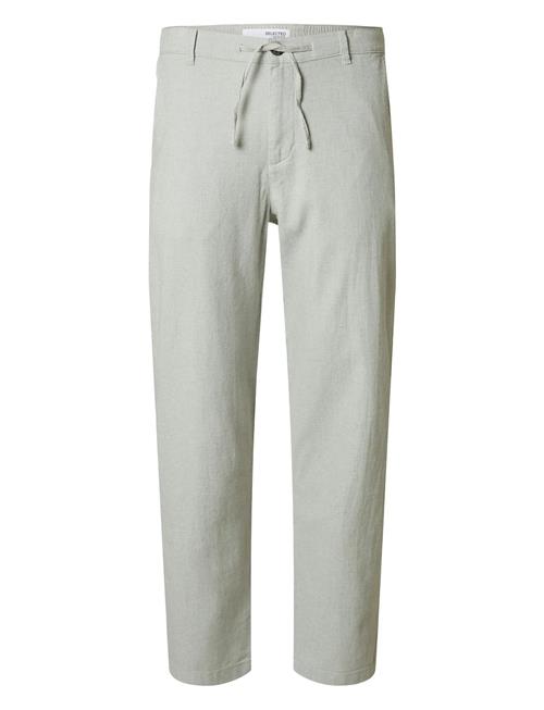 Slh172-Slimtape Brody Linen Pant Noos Selected Green