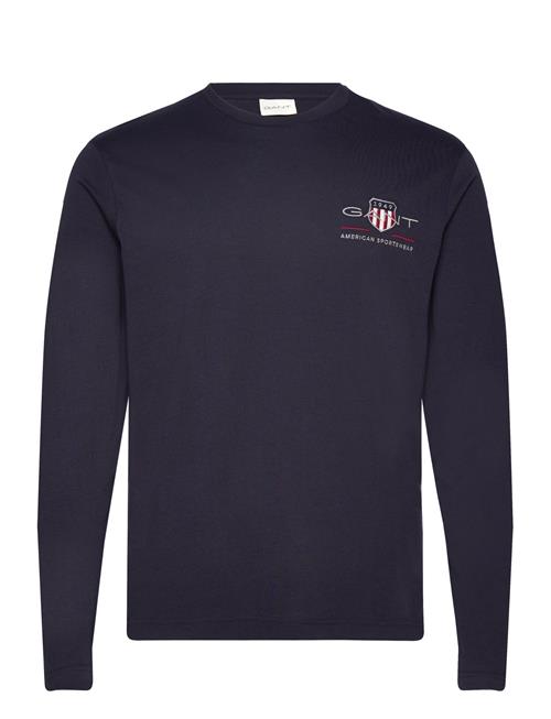 Reg Medium Archive Shield Ls T GANT Navy