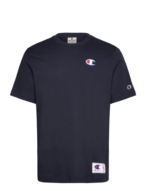 Champion Crewneck T-Shirt Champion Navy