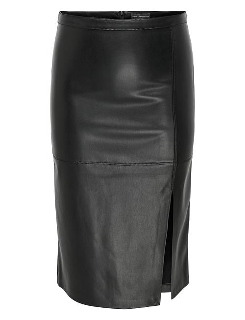 ONLY Carmakoma Carnewoline Faux Leather Skirt Otw ONLY Carmakoma Black