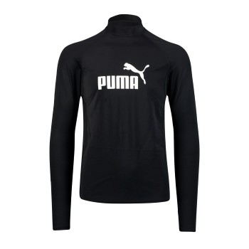 Puma Swim Long Sleeve Rash Guard Sort Large Herre