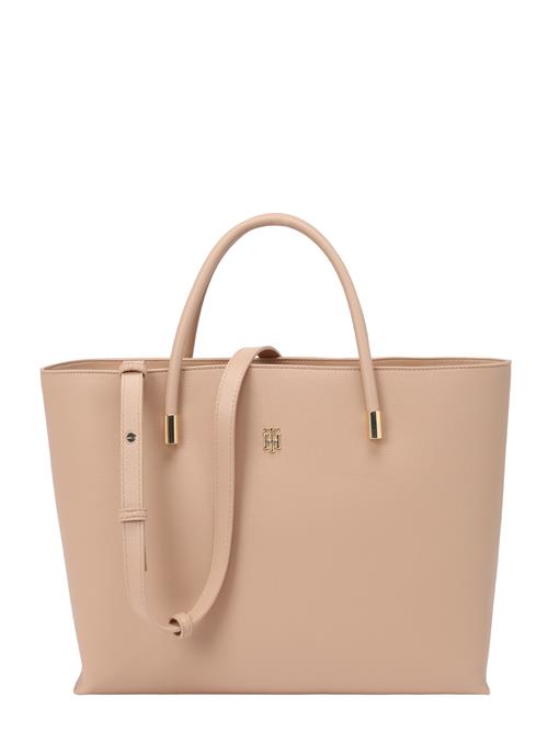 TOMMY HILFIGER Shopper  lysebeige / guld