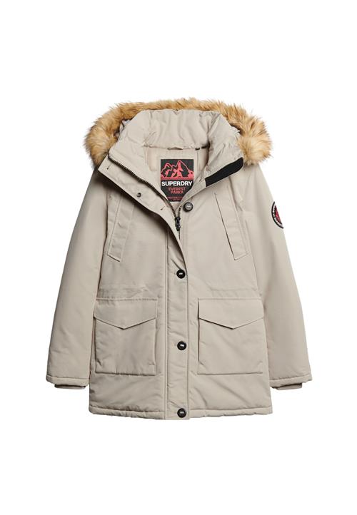 Superdry Vinterparka 'Everest'  camel / lysegrå / rød / sort