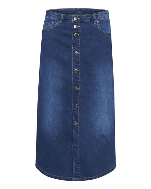 CULTURE Nederdel  blue denim