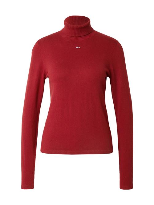 Tommy Jeans Pullover 'ESSENTIAL'  rubinrød