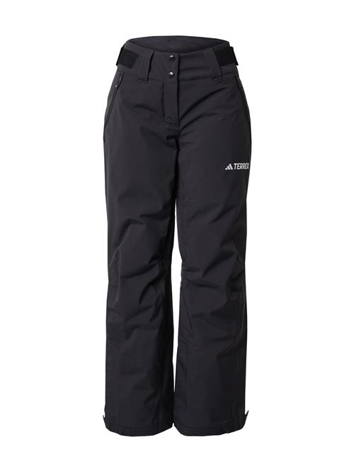 ADIDAS TERREX Udendørs bukser 'Xperior'  sort / hvid