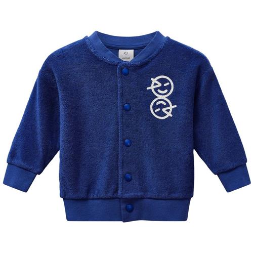 Wynken Mini Keel Terry Bomber Sweater Klein Blue | Blå | 18 months