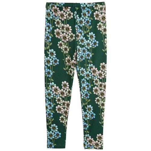 Mini Rodini Daisys Aop Leggings Grøn | Grønn | 116/122 cm