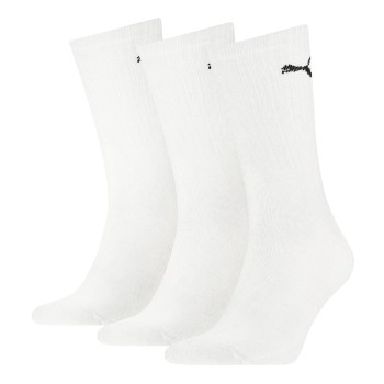 Puma Strømper 3P Unisex Light Crew Socks Hvid Str 39/42