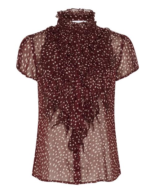 SAINT TROPEZ Bluse 'Lilja'  merlot