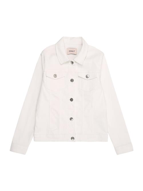ONLY GIRLS Overgangsjakke 'KOGSara'  white denim