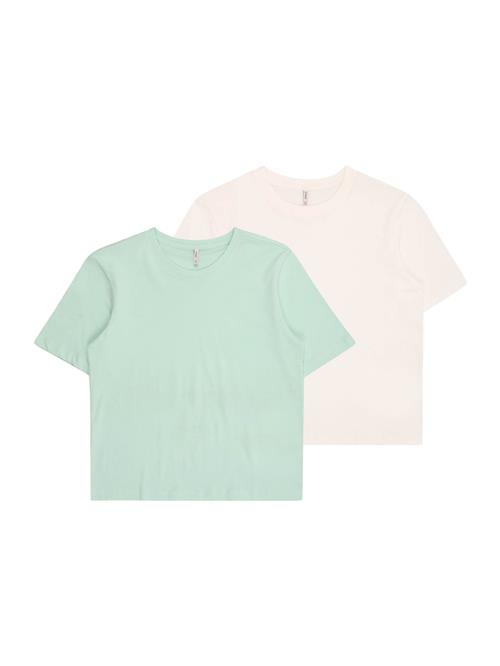 KIDS ONLY Bluser & t-shirts 'KOGREX'  beige / lysegrøn