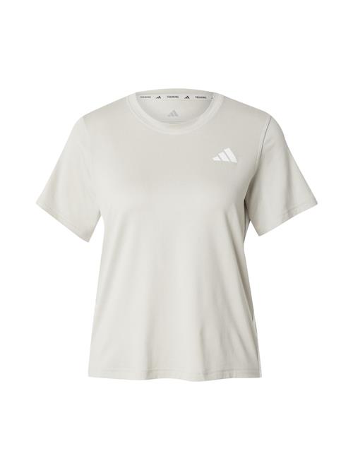 ADIDAS PERFORMANCE Funktionsbluse  lysegrå / hvid