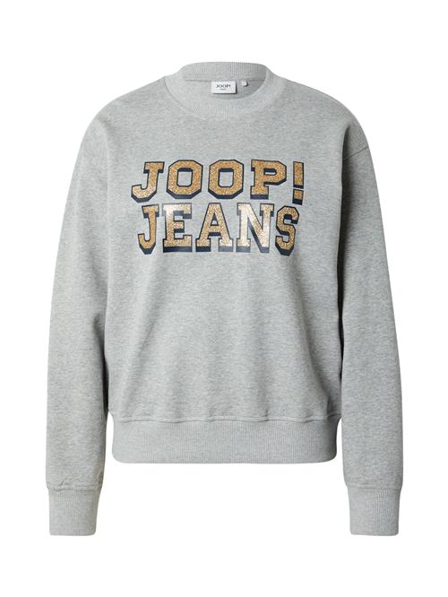 JOOP! Jeans Sweatshirt 'Tomina'  guld / lysegrå / sort