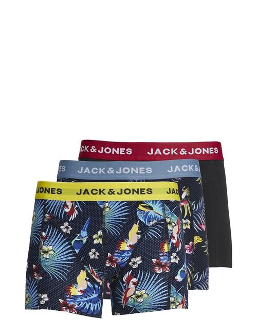 Jack & Jones Jacflower Bird Trunks 3 Pack Noos Jack & J S Black