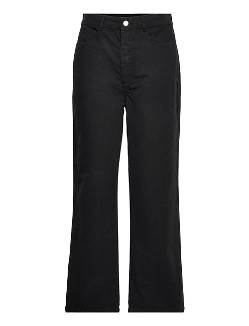 Se Cropped Straight Leg Trousers Hope Black ved Booztlet