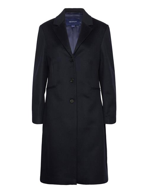 Wool Blend Tailored Coat GANT Navy