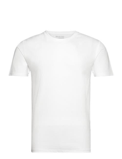 Selected Homme Slhael Ss O-Neck Tee Noos Selected Homme White