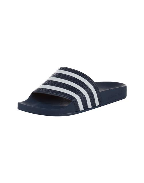 ADIDAS ORIGINALS Pantoletter 'Adilette'  navy / hvid