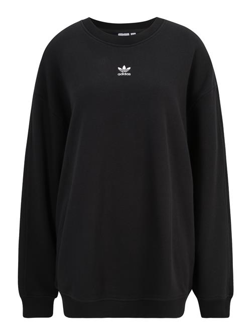 ADIDAS ORIGINALS Sweatshirt 'Essentials Oversized French Terry'  sort / hvid