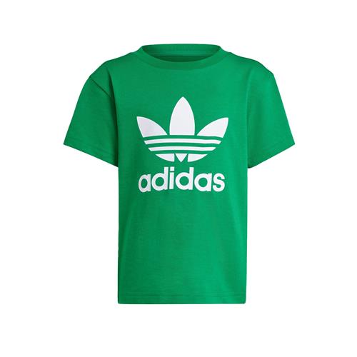 ADIDAS ORIGINALS Shirts 'Trefoil'  grøn / hvid