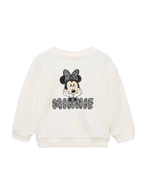 MANGO KIDS Sweatshirt 'MLAZO'  creme / sort / offwhite