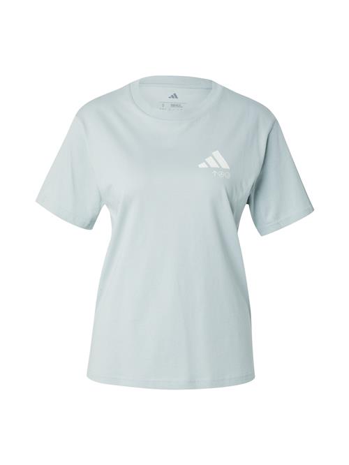 ADIDAS SPORTSWEAR Funktionsbluse  lysegrå / hvid