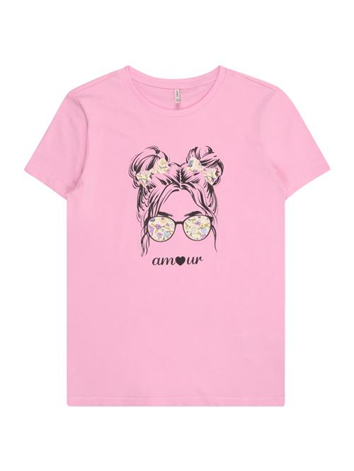 KIDS ONLY Bluser & t-shirts 'KOGKITA'  lyseblå / gul / lys pink / sort