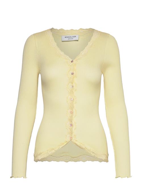 Rosemunde Rwbabette Ls V-Neck Regular Lace Ca Rosemunde Yellow