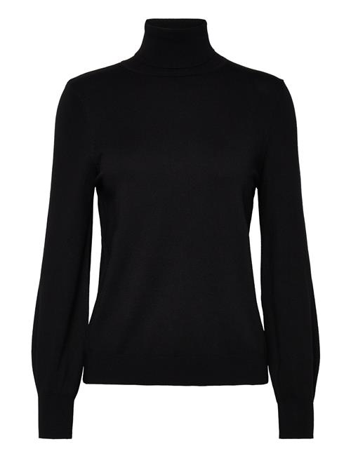 Esprit Collection Basic Roll Neck Jumper, Lenzing™ Ecovero™ Esprit Collection Black