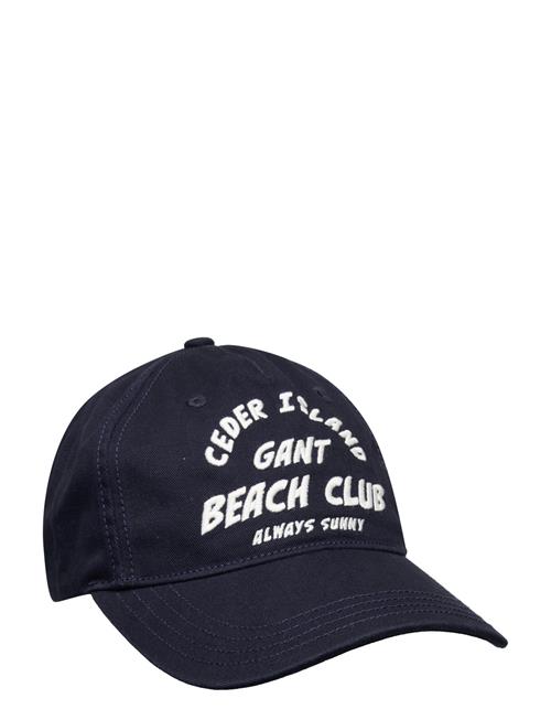 GANT Graphic Cotton Twill Cap GANT Navy