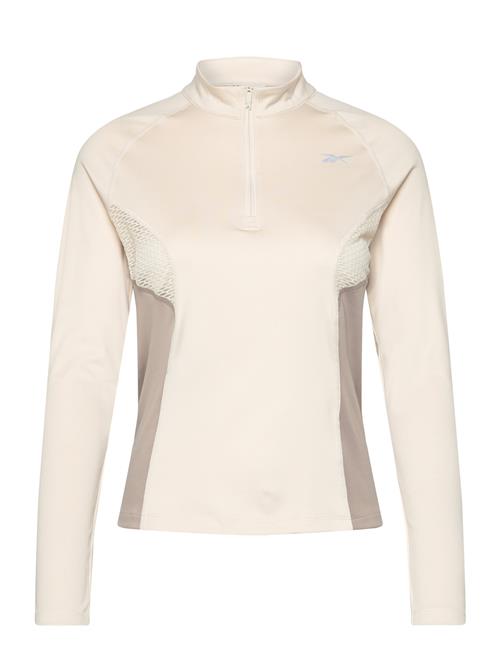 Running 1/4 Zip Reebok Performance Beige