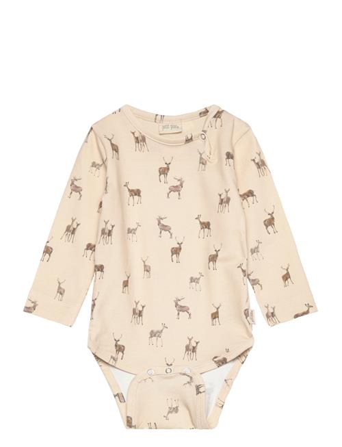 Body L/S Printed Petit Piao Beige