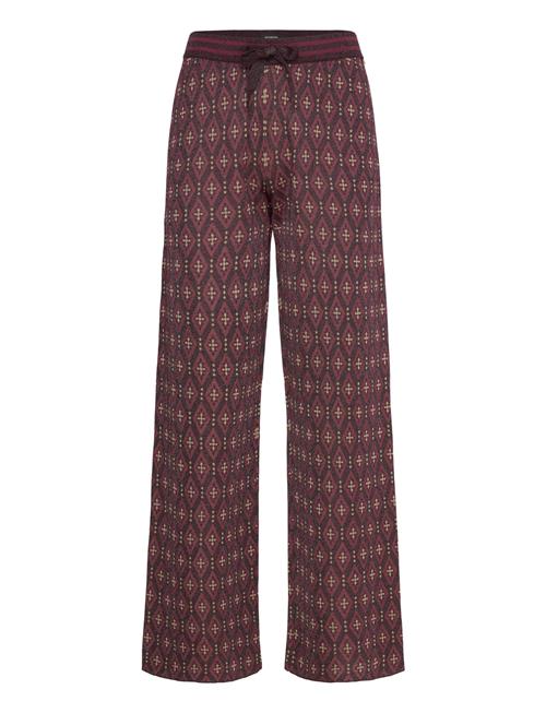 Scotch & Soda Jacquard Knitted Trousers Scotch & Soda Burgundy