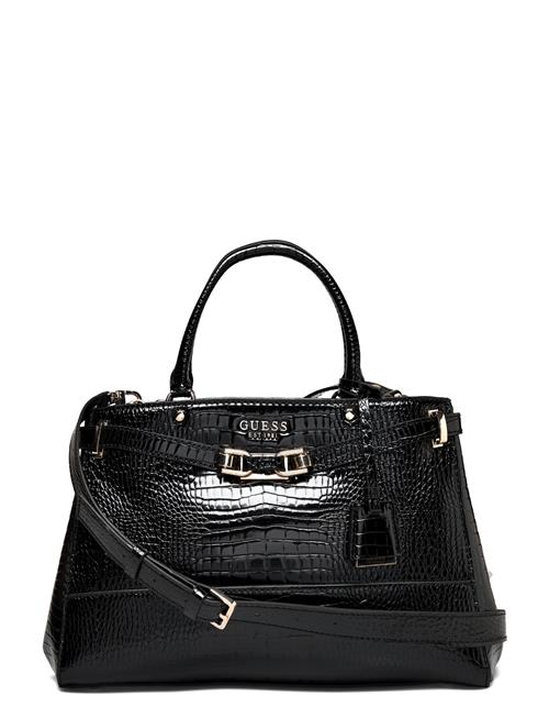 GUESS Silvye Luxury Satchel GUESS Black