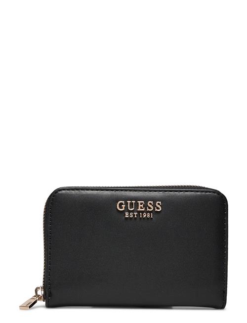 Se Laurel Slg Medium Zip Around GUESS Black ved Booztlet